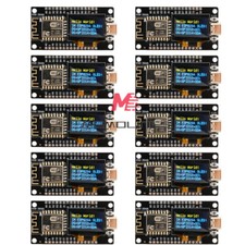 1-10Piece 0.96" ESP-12F Nodemcu ESP8266 WIFI Development Board Type-C/Micro USB