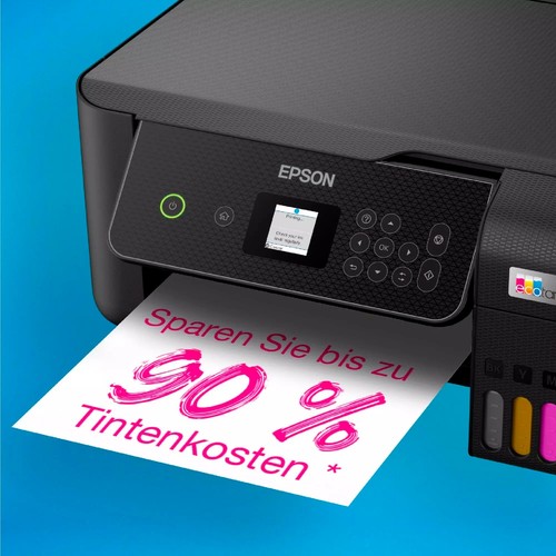 Epson EcoTank ET-2870 schwarz A4-Multifunktions-Wi-Fi-Tintentankdrucker - Bild 9 von 18