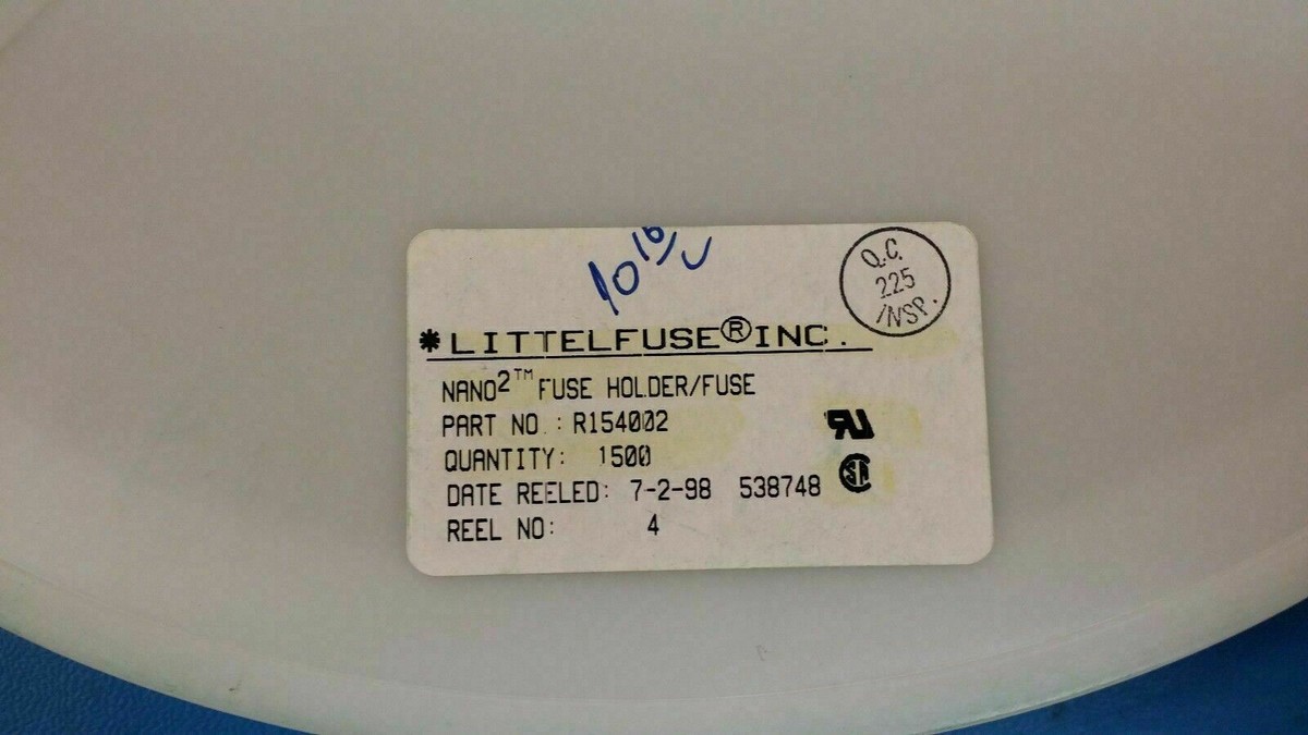 ひに 50 PCS) 0154002.DR R154002 LITTELFUSE FUSE BOARD MOUNT 2A 125VAC