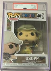 Funko Pop Animation One Piece "Usopp" #401 PSA Graded 8.5 NM-MT+