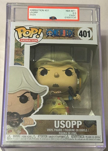 Funko Pop Animation One Piece "Usopp" #401 PSA Graded 8.5 NM-MT+