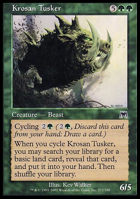 Magic the Gathering MTG Krosan Tusker (272) Onslaught NM