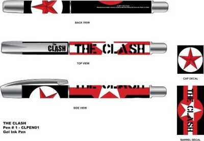 The Clash - Stars & Stripes Gel Pen