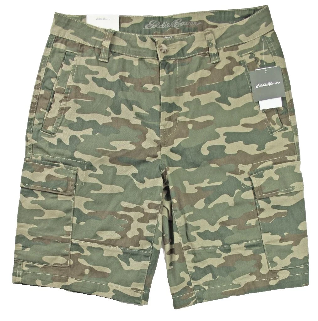 Pantalones cortos cargo de algodón Eddie Bauer para hombres