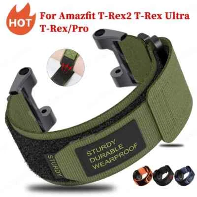 Correa de nailon para pulsera Huami Amazfit T-Rex 3/2/T Rex Pro/Ultra