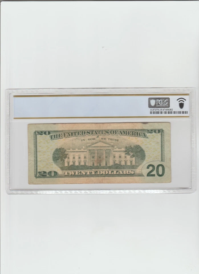 Super Radar Note with Lucky 7's, PCGS 15, 2004 $20 - Image 4 of 4