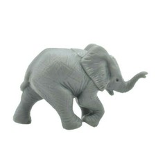 Elephant, Baby, Calf, Plastic Toy Animal, Kids Gift, Realistic Figure, 2" F250