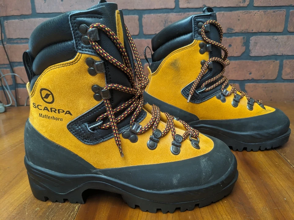 Botas SCARPA Matterhorn 87779 38 RSD Para Hombre Montañismo Escalada Naranja Gamuza Foto 4 de 4