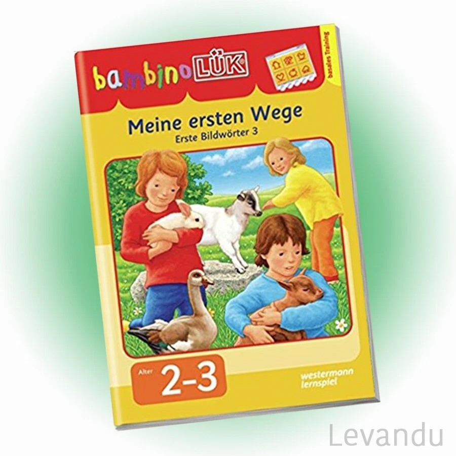 WESTERMANN bambino LÜK Heft - Meine ersten Wege | Bildwörter 3 (7986) - NEU