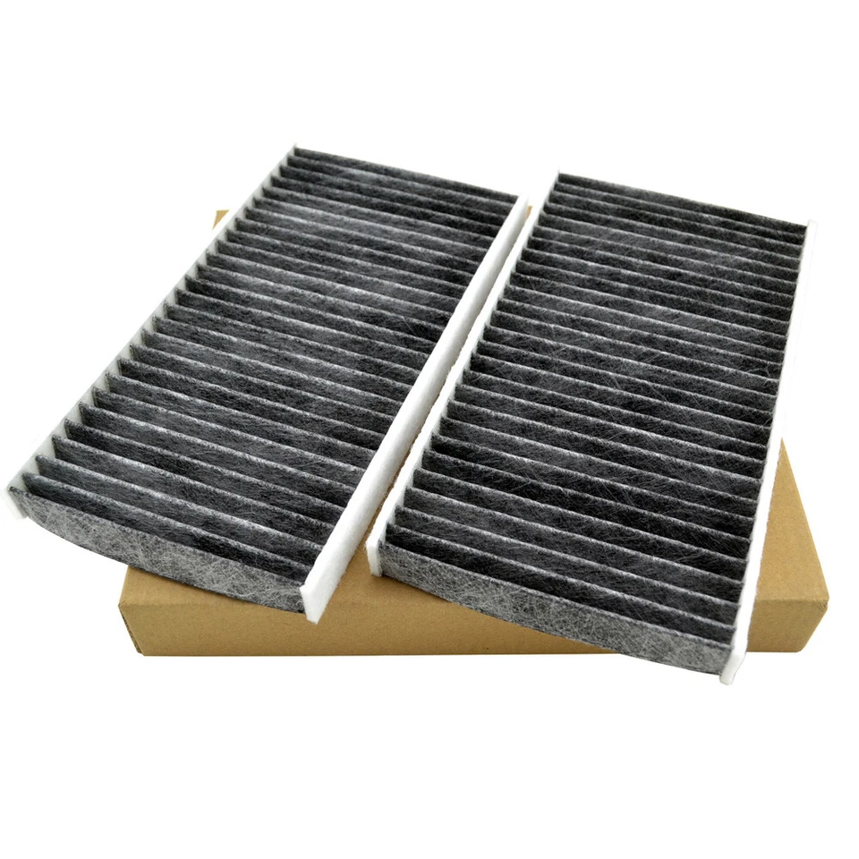 Filtro de aire de cabina de fibra de carbono para Kia Sorento 2003 2004 2005 2006 2007 2008 2009 Foto 3 de 4