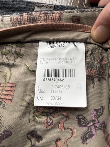 Meyer MMX “Lupus” Luxury Chino Reg / Straight W33 L29 “Ash Grey” BNWOT RRP £149 - Picture 16 of 22