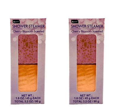 B-Pure Shower Steamer Cherry Blossom Scented - 2 Pack