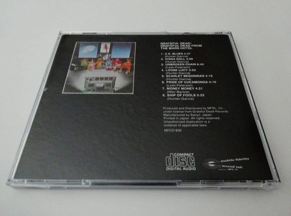 Grateful Dead From The Mars Hotel 1974 Original Master Recording MFSL Japan CD - Imagem 2 de 4