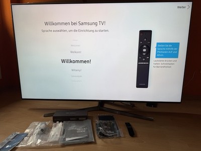 Samsung 65'' Flat Premium UHD Smart TV MU8009T Top Zustand, Komplett!