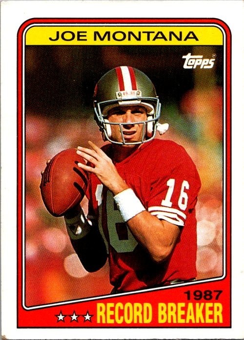 1988 Topps #4 Joe Montana