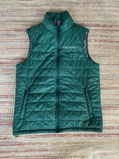 Columbia Men's Omni Heat Puffer Vest Mens S Full Zip Green