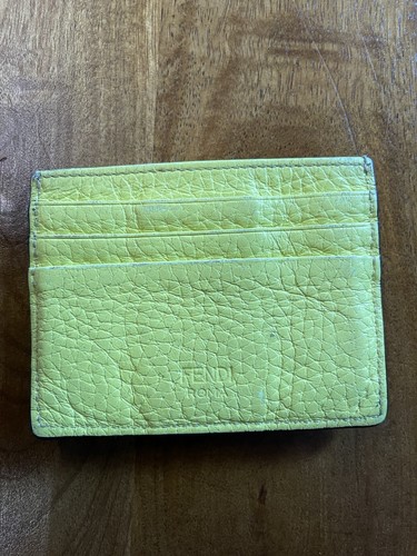 Fendi Card Holder Monster/bug Eye Yellow & Black - Imagen 2 de 7
