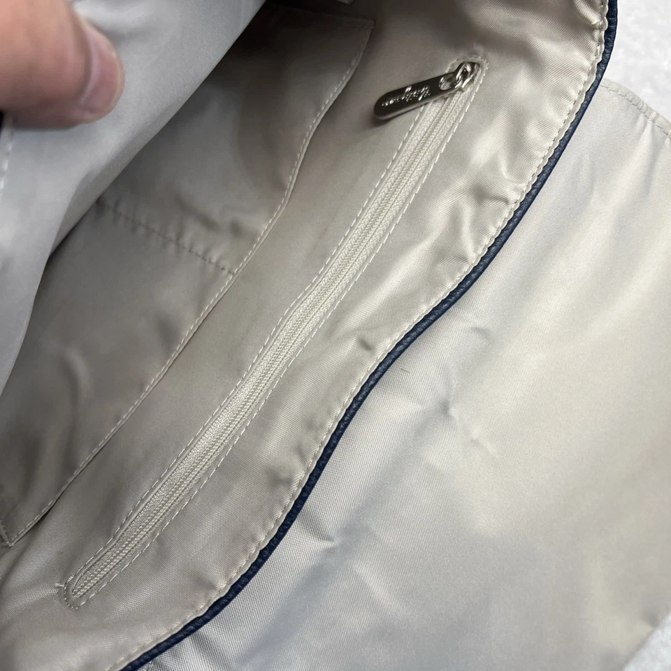 Cartera clásica Studio Thirty-One azul marino medianoche guijarro solapa extraíble nueva sin etiquetas Foto 4 de 4