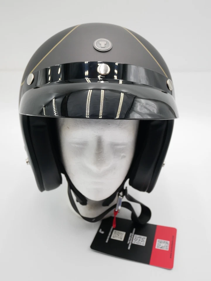 Torc T-50 Retro Helmet Matte Hardy Black Size XL - T5015HARDY25 - Image 3 of 4