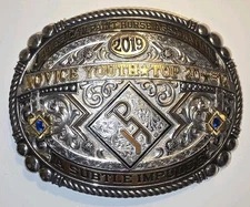 Gist 2019 APHA Novice Youth Top 20 #12 "A Subtle Impulse" Belt Buckle