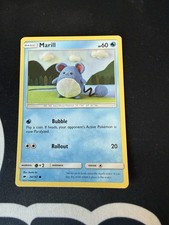 MARILL 34/147 CARTA POKEMON (SET OMBRE BRUCIATE) ASAKO ITO MAGLIA ALL'UNCINETTO 