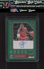 2023-24 Donruss Optic SS-CUT Cuttino Mobley Signature Series Green Auto