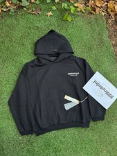 Black FW24 Essentials Hoodie Sizes S-L Available