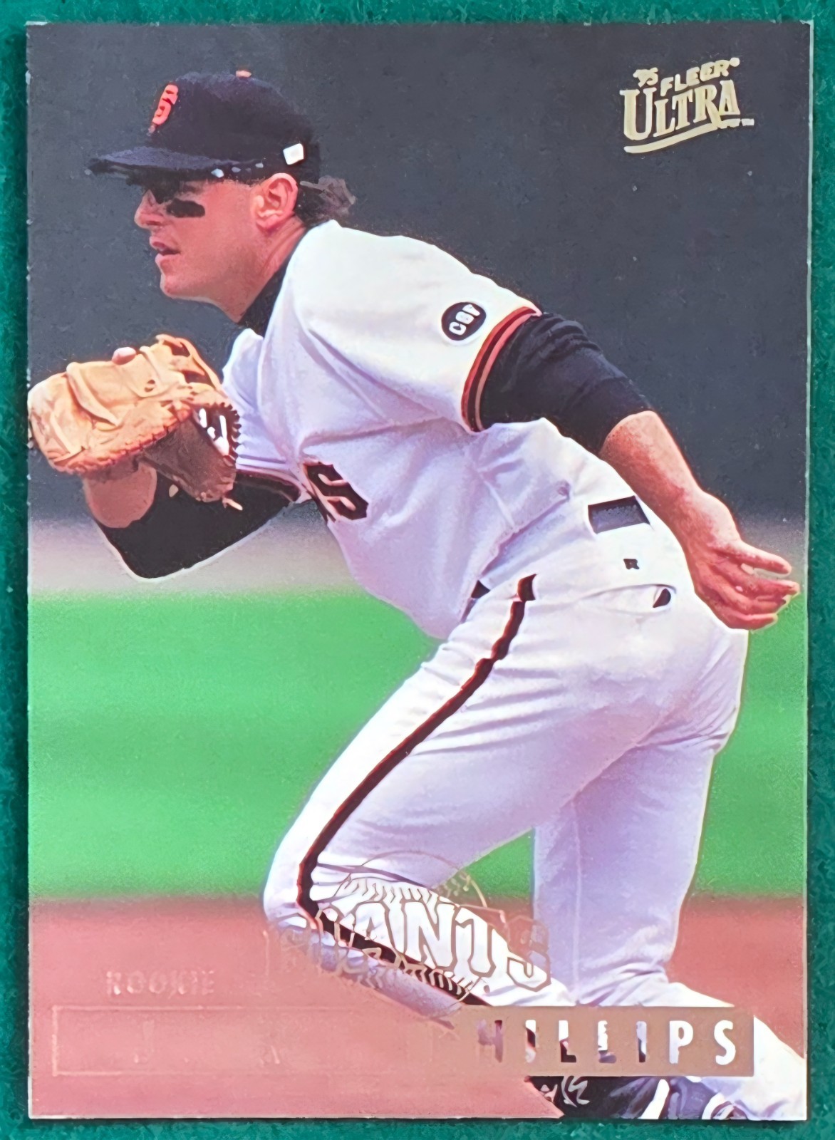 J.R. Phillips - 1995 Fleer Ultra #446 - San Francisco Giants Rookie Baseball