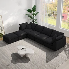 Free Combination Sofa DIY Sofa Large U-Shaped Divan Modular Couch Sectional Sofa