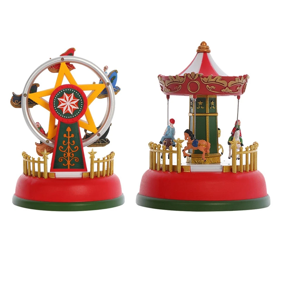 Noël Glowing Music Décorations de Noël Décorations pour La Maison Ornements