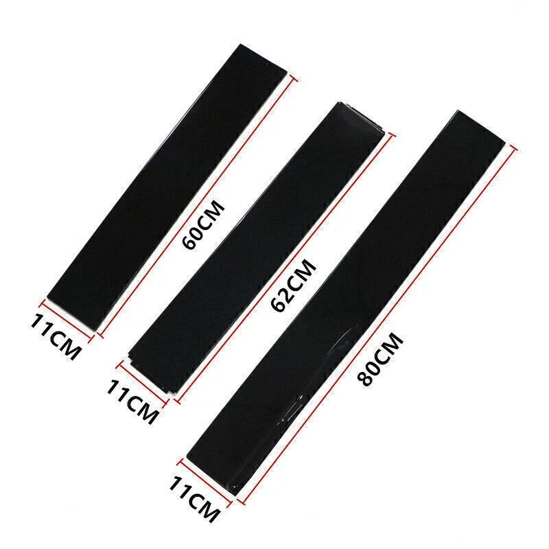 78.7'' Side Skirts Extensions Rocker Panel Lip Gloss Black For Ford Fusion Focus Foto 4 de 4