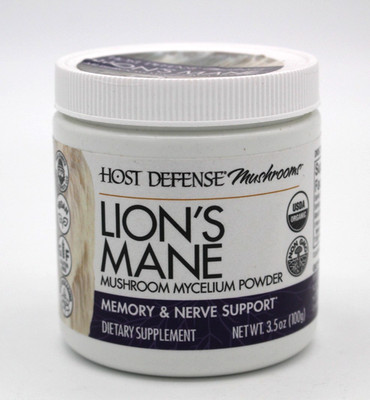 Host Defense Mushrooms Lion's Mane Memory Nerve Support Powder - EXP 06/2026