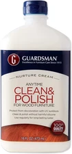 Guardsman Clean & Polish for Wood Furniture - Cream Polish 16.9 Oz - Silicone Fr