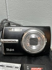 Olympus Stylus 1010 Black 10.1MP Digital Camera w/ Battery  SD card Bundle