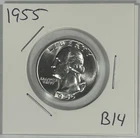1955 Washington Quarter 90% Silver Bullion Uncirculated