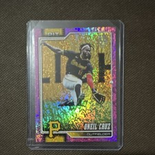 Topps 2025 Series 1 Parallel Oneil Cruz #284 Pittsburgh Pirates Baseball Card