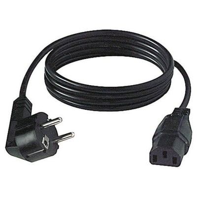Netzkabel schuko 90 grad zu c13 iec 3x0 75 mm2 2 meter tuv zertifiziert 06003070