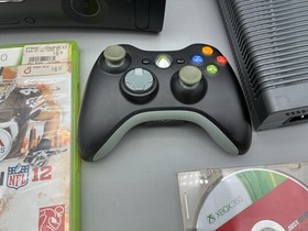 TESTED XBOX 360 Elite 120GB Black 5 Games Cords Controller Tested Working