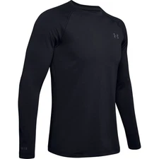 Under Armour 1343244 Men's Black UA ColdGear Base 2.0 Baselayer Shirt, 3X-Large