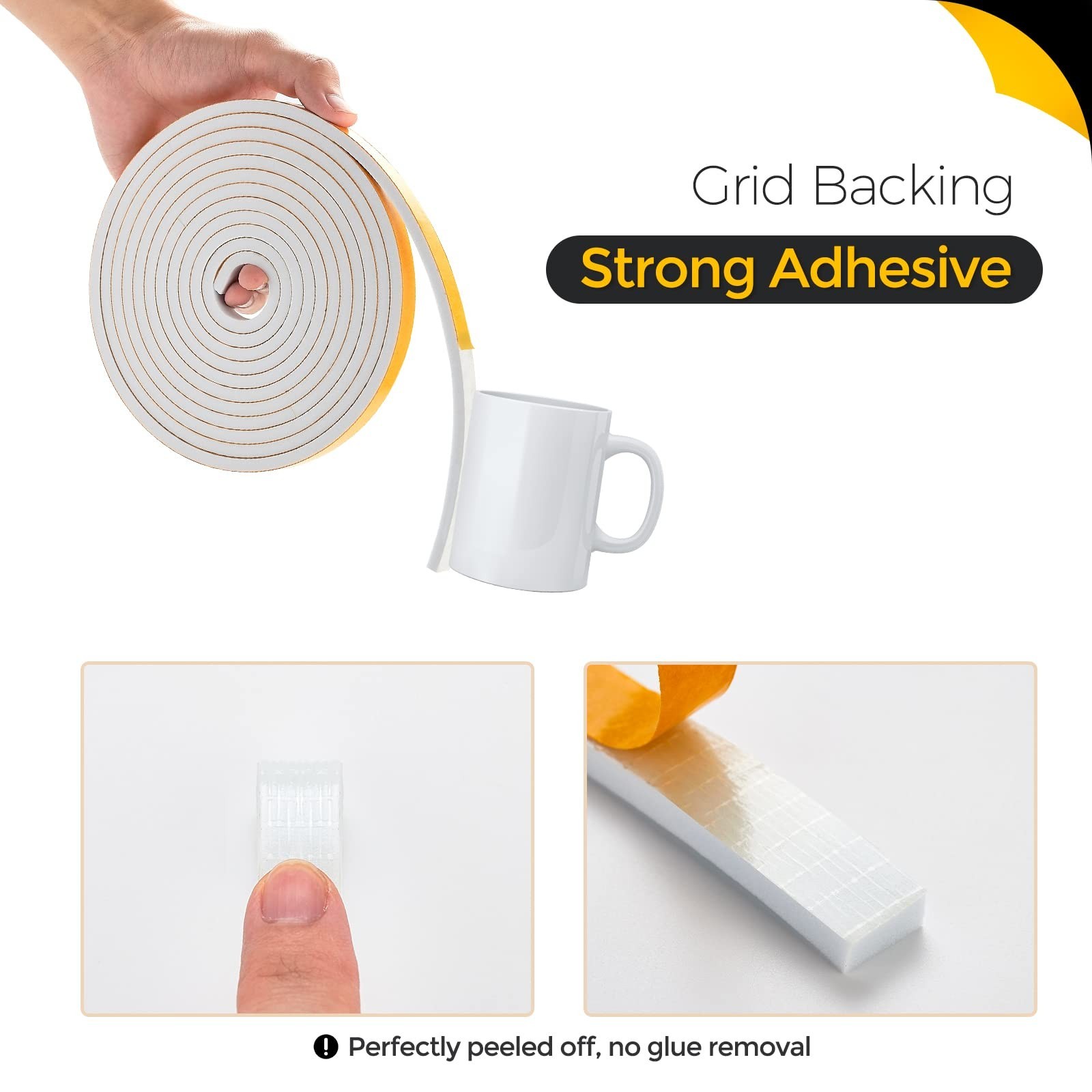 16.5 Feet Weather Stripping Door Seal- 1" Wide X 3/8" Thick Door Bottom Seal ...