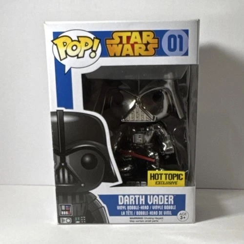Funko Pop: Star Wars Darth Vader 01 Chrome (Hot Topic Exclusive Bobblehead)