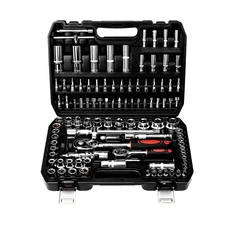 TLGREEN 108 Pcs Mechanic Socket Tool Kit,CR-V Steel Metric And Stan... Fast Ship
