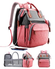 ISMGN Diaper Bag Backpack with Changing Station, Large Diaper Bag, Baby Bag,