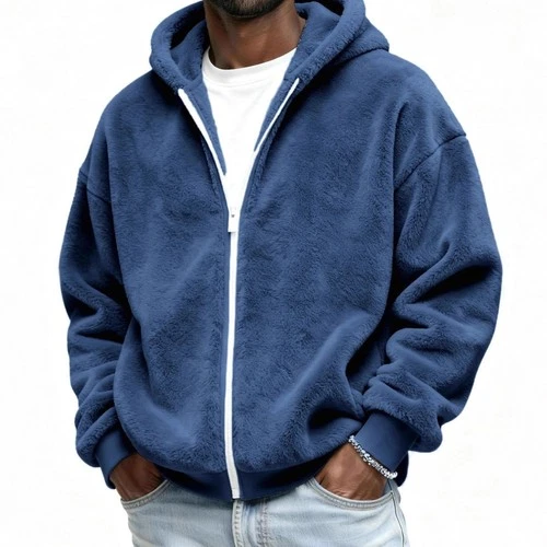 Autumn Double-Sided Fleece Warm Jacket - product listing photo