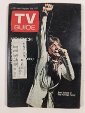 Tv Guide July 1972 Partridge Family David Cassidy Dick Cavett Curt Gowdy