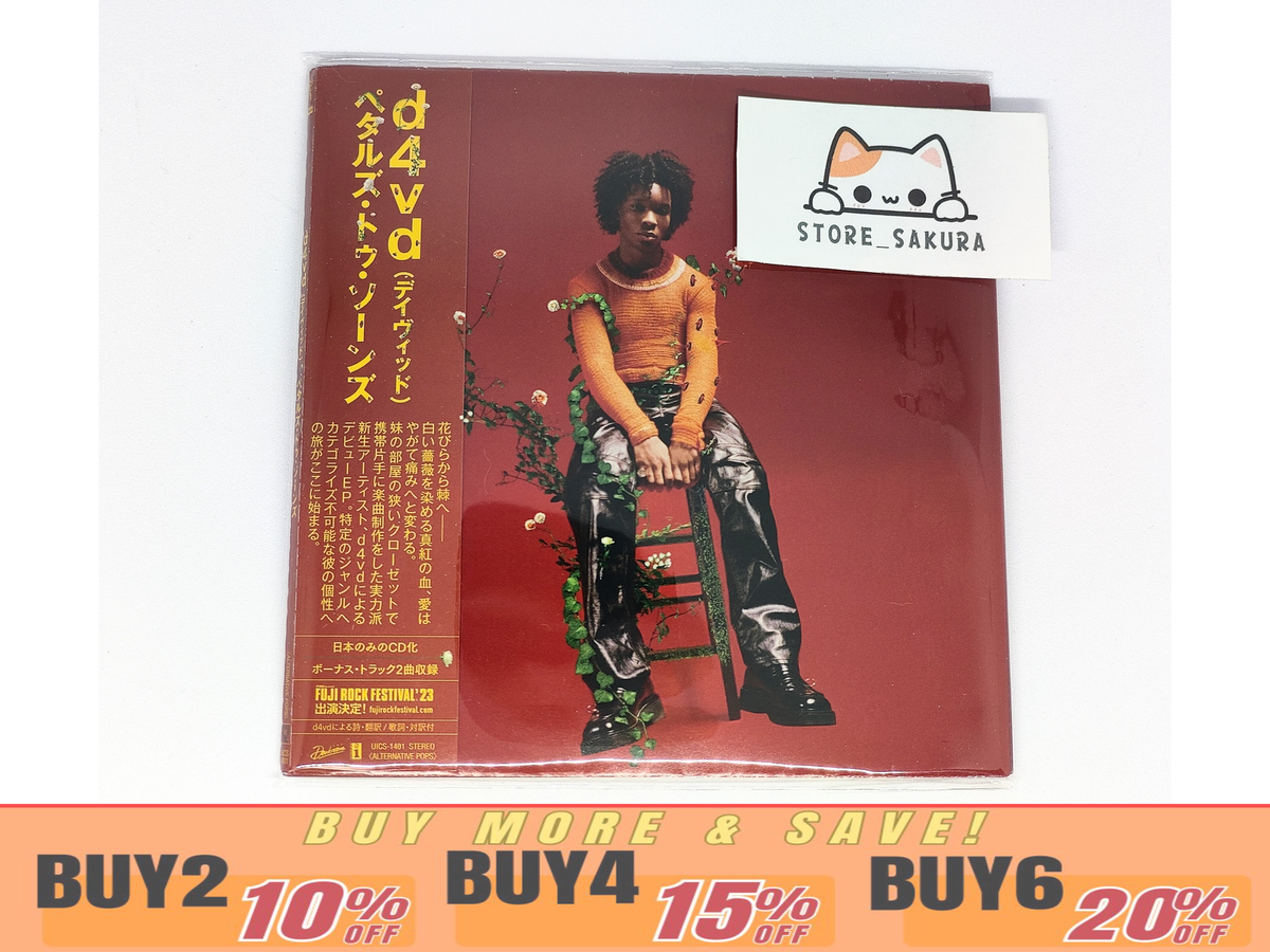 d4vd Petals to Thorns Regular Edition with Bonus Track From Japan