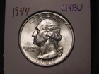 1944 WASHINGTON QUARTER CHOICE BU BETTER DATE FREE SHIPPING