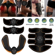 Rechargeable Abdominal Muscle Stimulator Trainer EMS Abs Fitness Excersize Gear