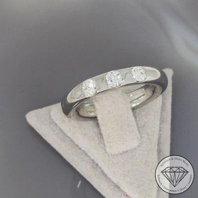 Wert 4490   Brillant Ring Wempe No.2950 750er/18 K Weiß Gold Größe 55 xxyy