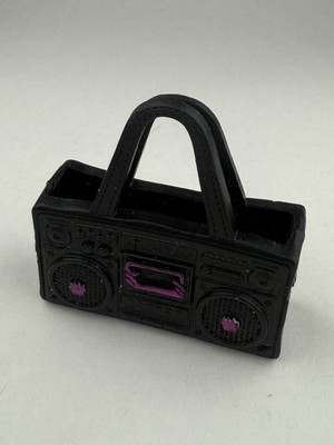 MONSTER HIGH Howleen Wolf Doll Dance Class Boom Box Gym Bag Purse Tote Black